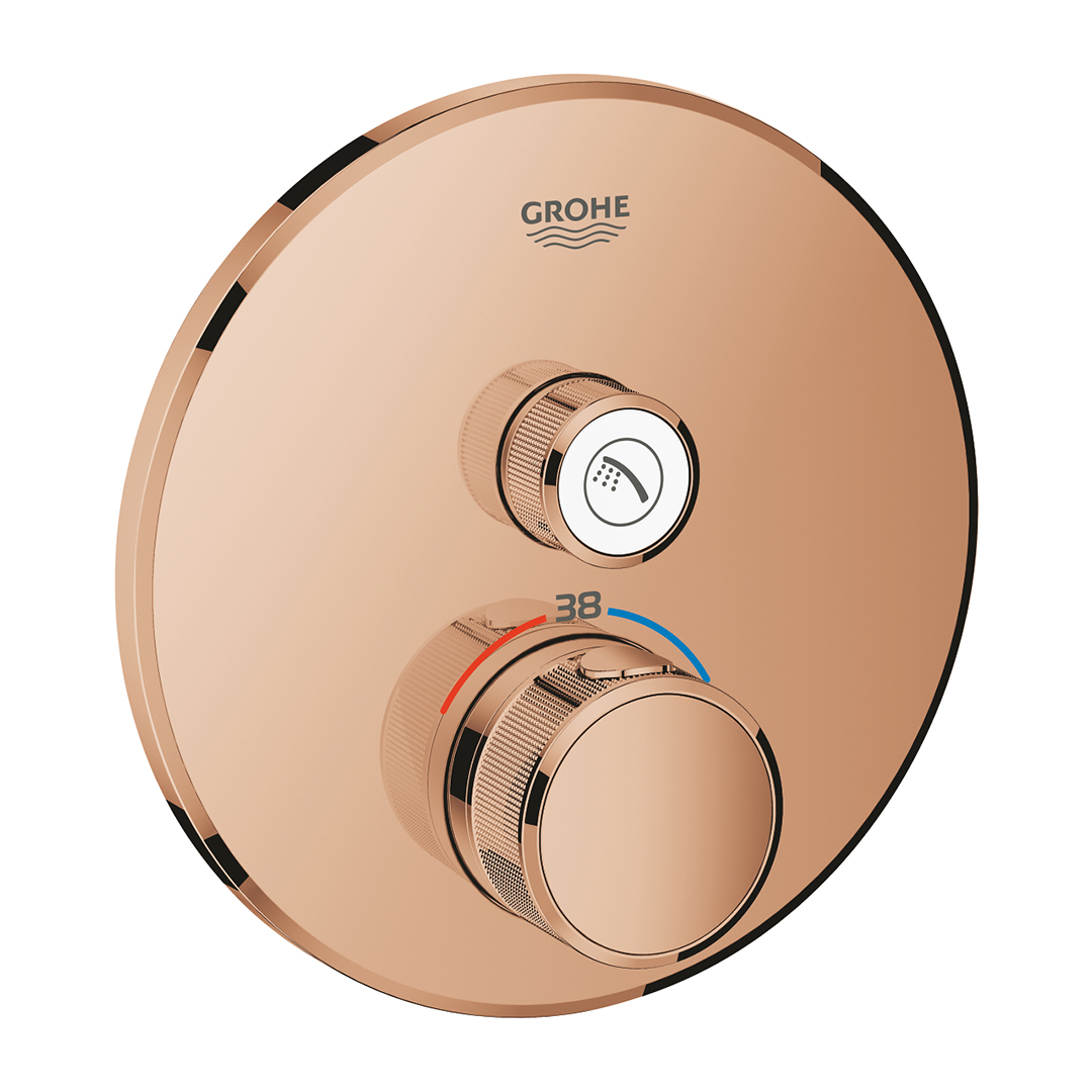 Grohe Grohtherm SmartControl concealed shower thermostat 29118DA0 – Grohe 11.32.323.0101